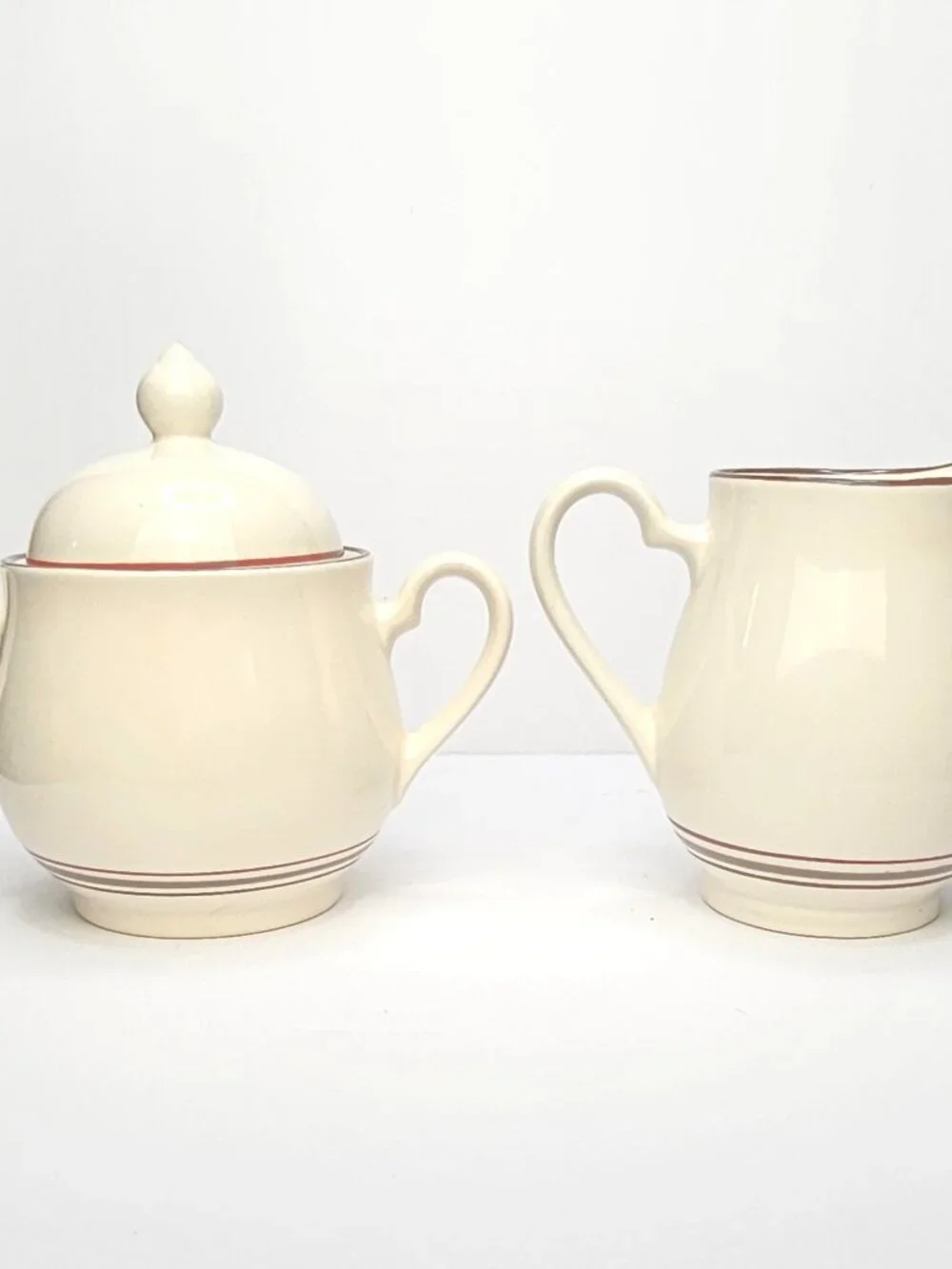 Vintage Keltcraft by Noritake Ireland Creamer & Lidded Sugar Bowl Nutmeg Set